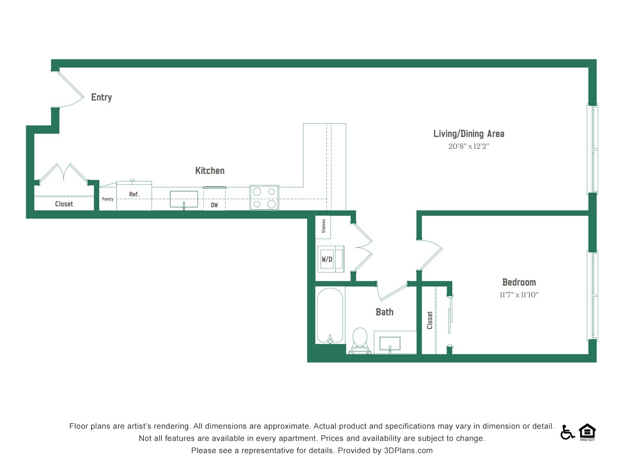 Floor plan layout diagram for JML- A6